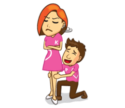 Khun Kab Phom sticker #6453122