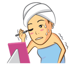 Khun Kab Phom sticker #6453146