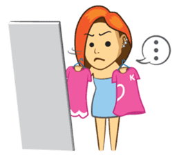 Khun Kab Phom sticker #6453147