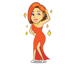 Khun Kab Phom sticker #6453149