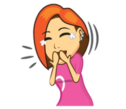 Khun Kab Phom sticker #6453150