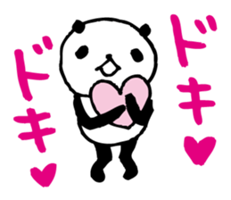 Big character panda2 sticker #6453664