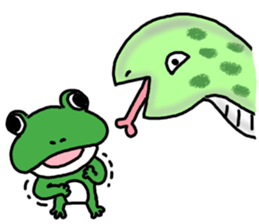 Be born as a frog sticker #6453887