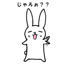 The Hiroshima dialect rabbit sticker sticker #6454037