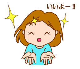 Girl mood sticker #6454690