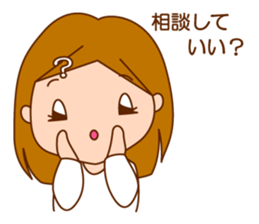 Girl mood sticker #6454693