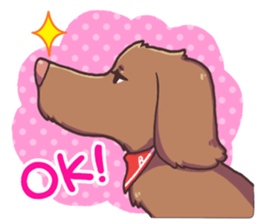 Cute dog RUI sticker #6454922