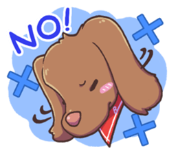 Cute dog RUI sticker #6454923