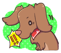 Cute dog RUI sticker #6454926