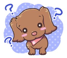 Cute dog RUI sticker #6454948