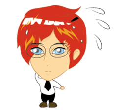 love you cartoon sticker #6455514