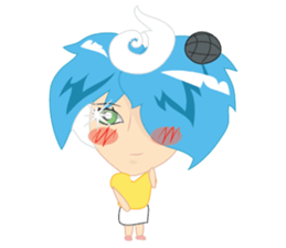 love you cartoon sticker #6455517