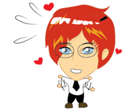 love you cartoon sticker #6455526