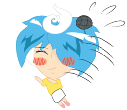 love you cartoon sticker #6455527