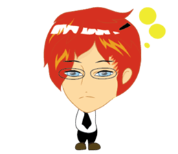 love you cartoon sticker #6455537