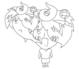 love you cartoon sticker #6455542