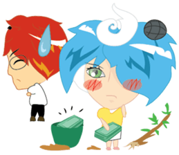 love you cartoon sticker #6455543