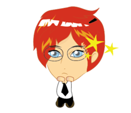 love you cartoon sticker #6455544