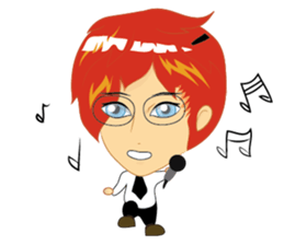 love you cartoon sticker #6455546