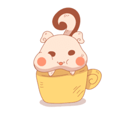 The squirrel "Mallow" sticker #6455715