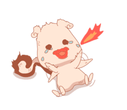 The squirrel "Mallow" sticker #6455722