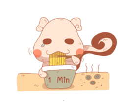 The squirrel "Mallow" sticker #6455726