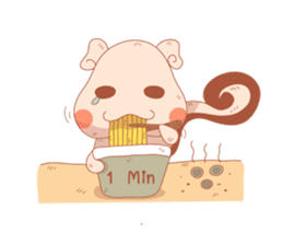 The squirrel "Mallow" sticker #6455726