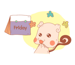 The squirrel "Mallow" sticker #6455729