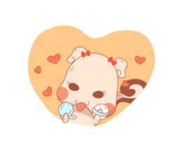 The squirrel "Mallow" sticker #6455736