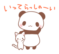Bear, rabbit, panda, cat 2 sticker #6456082