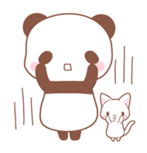 Bear, rabbit, panda, cat 2 sticker #6456106