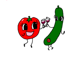 We vegetables! sticker #6456170