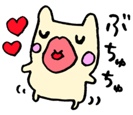 Big lip bear sticker #6456353