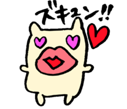 Big lip bear sticker #6456354