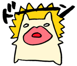 Big lip bear sticker #6456371