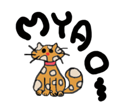 Cats world sticker #6456433