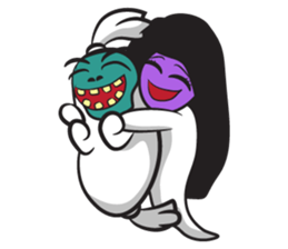 Pocong & Kuntilanak sticker #6456500