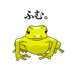 Arrow poison poison frog sticker #6457476