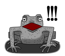 Arrow poison poison frog sticker #6457488