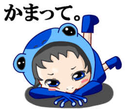 Arrow poison poison frog sticker #6457505