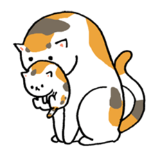 Calico Cat  "UTA" sticker #6457711