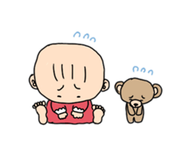 The baby can sit up now sticker #6458075