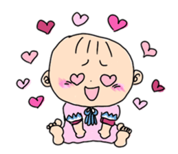 The baby can sit up now sticker #6458087