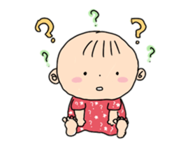 The baby can sit up now sticker #6458097