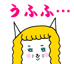 Cat that was too cut bangs sticker #6458617