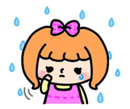 Daily life of the Ribbon-chan. sticker #6458842