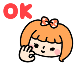 Daily life of the Ribbon-chan. sticker #6458854