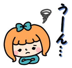 Daily life of the Ribbon-chan. sticker #6458858