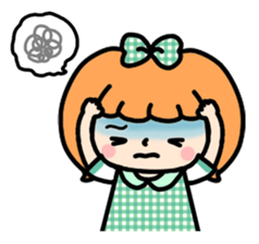 Daily life of the Ribbon-chan. sticker #6458859