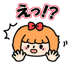 Daily life of the Ribbon-chan. sticker #6458860